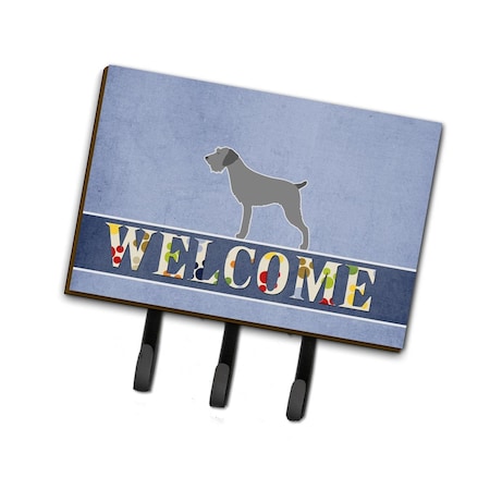 Carolines Treasures German Wirehaired Pointer Welcome Leash or Key Holder BB5515TH68
